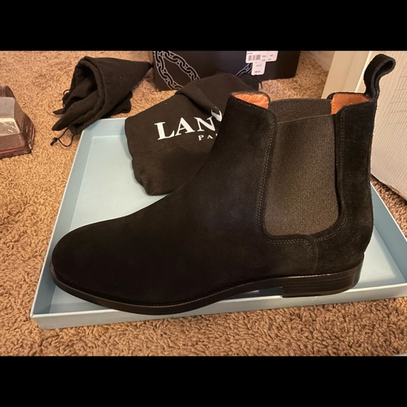 Lanvin Calf Suede Boots main image 4